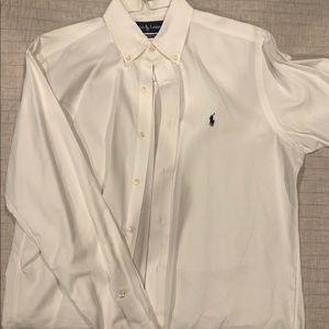 Ralf Lauren polo white buttondown (Large)